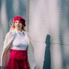 Beret Malina - propozycja stylizacji