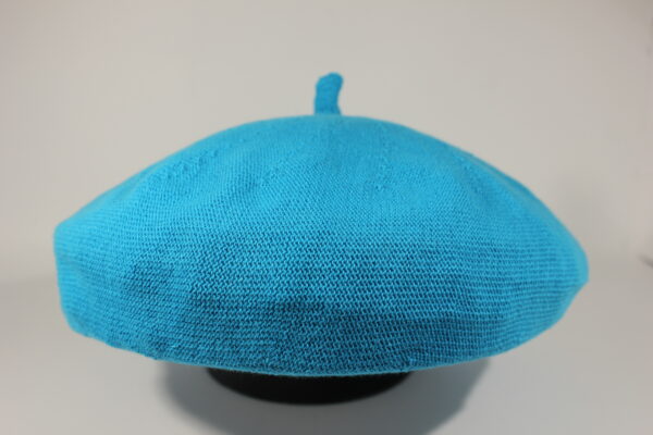 Beret bawełniany Neon Blue